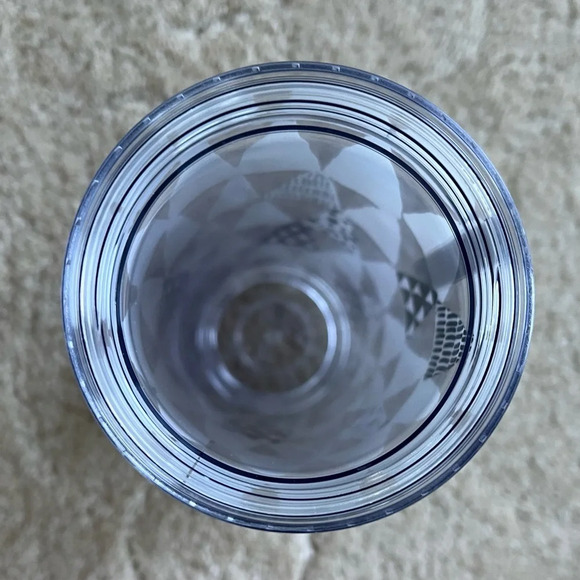 2013 Starbucks Christmas 16oz Tumbler - Black, White, Gold Trees - VGUC - Picture 5 of 9